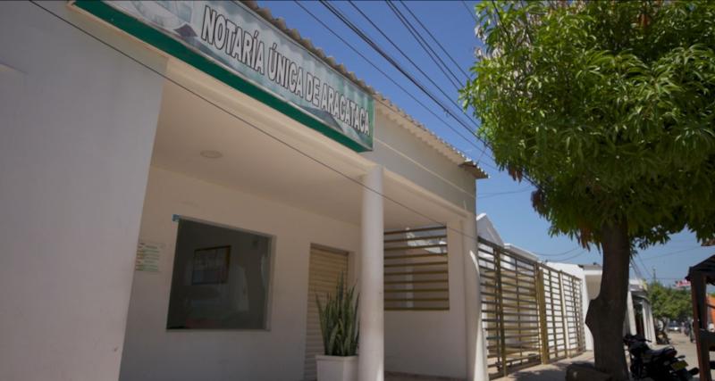 The entrance to the Notarial Records