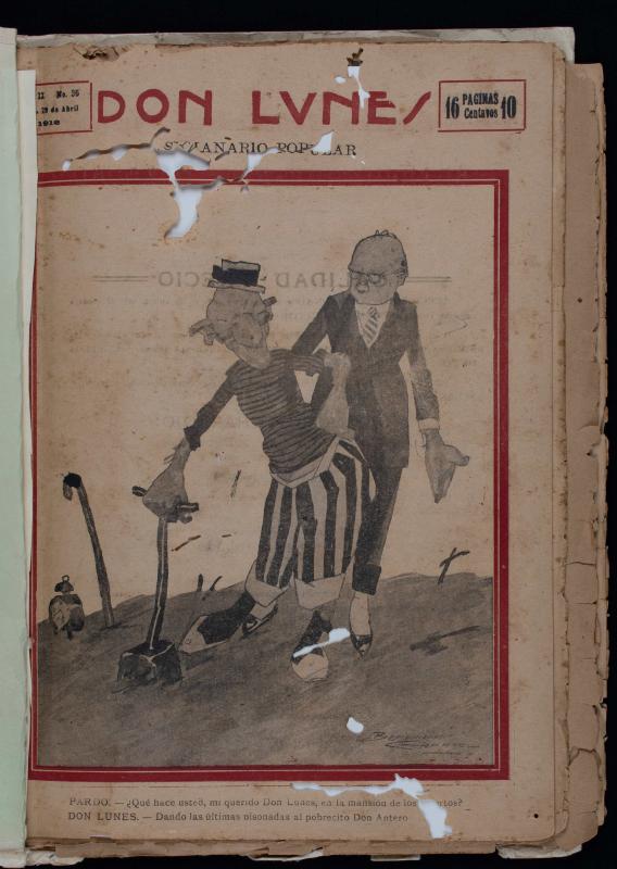 Cover illustration for the publication Don Lunes