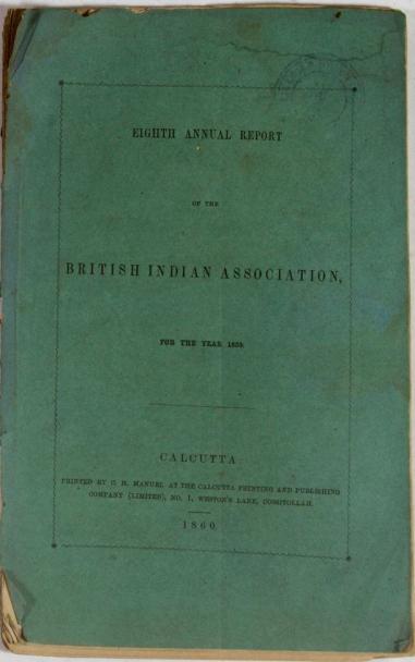 BIA Annual Report 1859