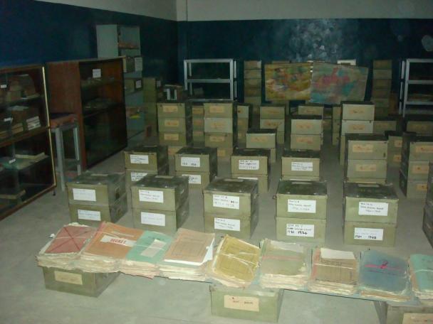 The archive room of the Kano State History and Culture Bureau