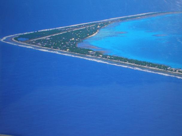 Tuvalu as seen from the air