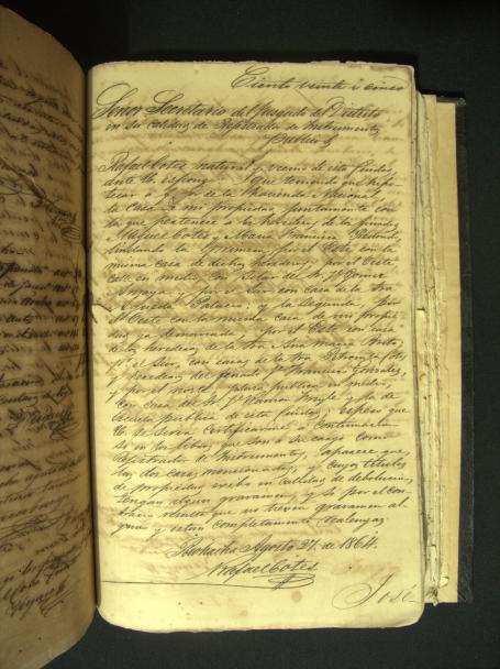 EAP503/1/1/18: Notaria Primera de Riohacha - Protocolo 1862-1864. Tomo Unico