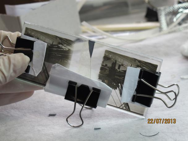 Restoring the glass plates