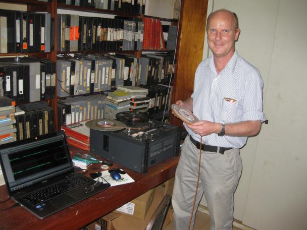 Dr Graeme Counsel, the project archivist