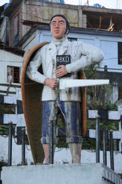 A vernacular statue of the first missionary