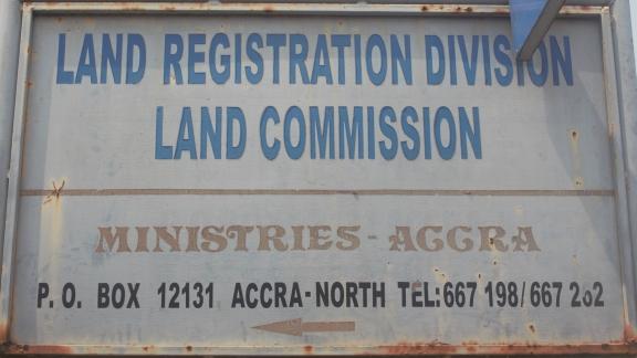 Land Registration Division and Lands Commission of Ghana sign